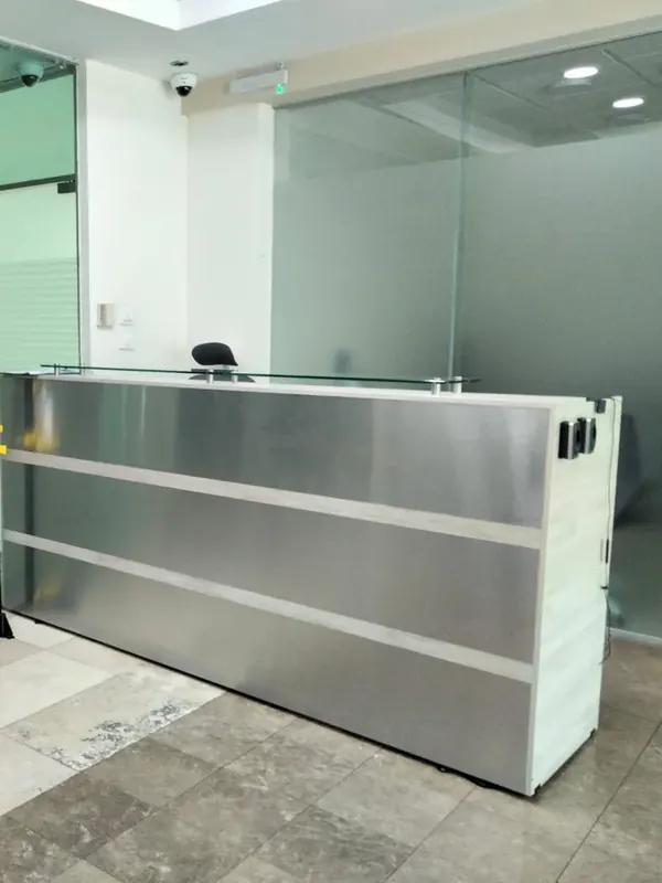 Recepción del Centro de Negocios VO GROUP en Angelópolis, Puebla