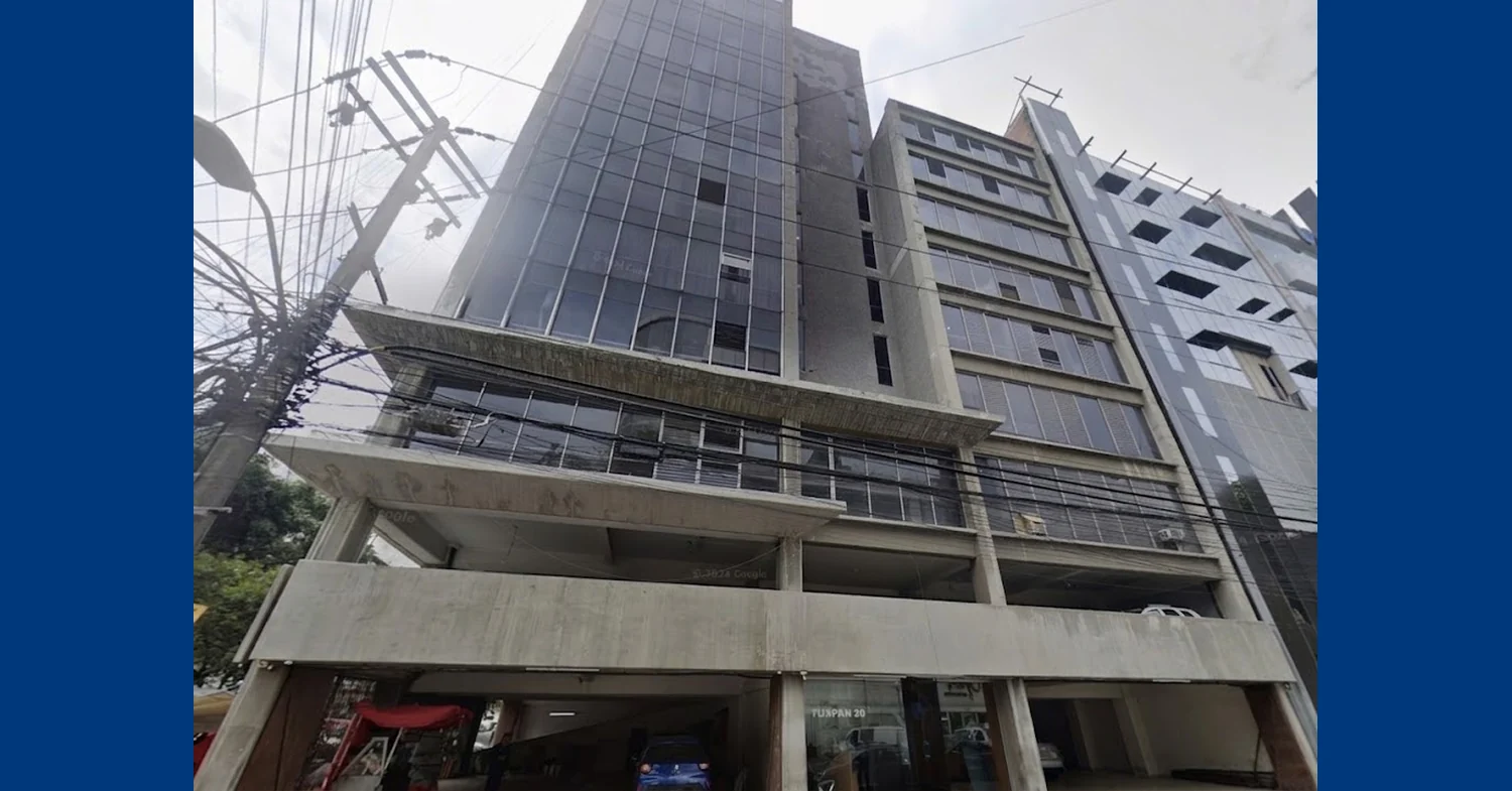 Fachada del edificio del Centro de Negocios VO GROUP en Tuxpan 39, Col. Roma, CDMX