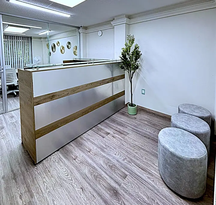 Recepción del Centro de Negocios Amores 707, en Ciudad de México